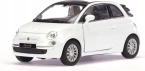 FIAT 500C 2010 BIAŁY METALOWY MODEL SAMOCHODZIK KOLEKCJONERSKI WELLY