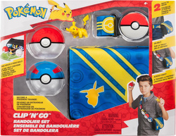 POKEMON CLIP N GO BANDOLIERA PIKACHU POKEBALL GREATBALL FIGURKA SASZETKA