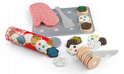 ZABAWKI DREWNIANE CIASTECZKA AKCESORIA TACKA RĘKAWICA MELISSA AND DOUG