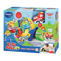 TUT TUT AUTKA TOR DIABELSKA PĘTLA 360° WYRZUTNIA SAMOCHODÓW PIOSENKI VTECH