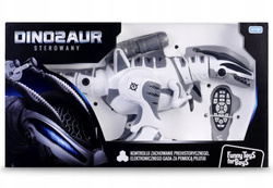 DINOZAUR T-REX ZDALNIE STEROWANY NA PILOT ROBOT 60cm CHODZI STRZELA MÓWI