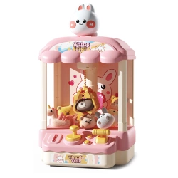 GRA ZRĘCZNOŚCIOWA AUTOMAT Z PLUSZAKAMI ARCADE ZAJĄCZEK SALON GIER MASKOTKI