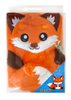 PAMIĘTNIK Z KŁÓDKĄ 3D WŁOCHACZ PLUSZOWY NOTES A5 96 KARTEK LINIA LISEK FOX