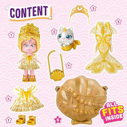 KOOKYLOOS MERMAID JEWEL SYRENKA LALKA FIGURKA TOREBKA MUSZELKA AKCESORIA