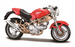 MOTOCYKL BBURAGO 1/18 - DUCATI MONSTER 900