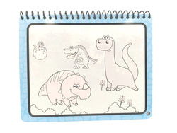 KSIĄŻECZKA WODNA KOLOROWANKA PISAK DINO DINOZAURY 