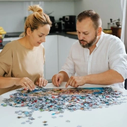 PUZZLE 1000 ELEMENTÓW JEŻ Z EFEKTEM 3D UKŁADANKA 40-LECIE TREFL 40042