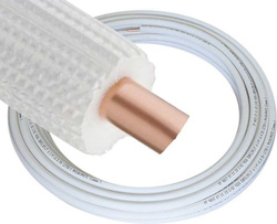 RURA MIEDZIANA W OTULINIE PREMIUM DO KLIMATYZACJI 3/8 i 5/8 CALA - 2 x 1 m