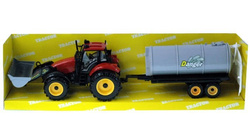DUŻY TRAKTOR Z SZUFLĄ I OPRYSKIWACZEM FARM TRUCK