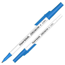 DŁUGOPIS PAPER MATE KILOMETRICO NIEBIESKI ZE SKUWKĄ 1mm - 10 szt.