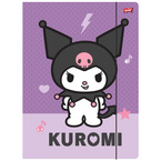 TECZKA SZKOLNA Z GUMKĄ A4 LAMINOWANA ST.MAJEWSKI KRÓLIK VIOLET KUROMI