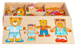 UKŁADANKA DREWNIANA PUZZLE MISIE ZMIANA UBRANKA SMILY PLAY EMOCJE SORTER