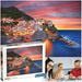 PUZZLE MANAROLA WŁOCHY ZACHÓD SŁOŃCA WIDOK UKŁADANKA 1000 EL. CLEMENTONI