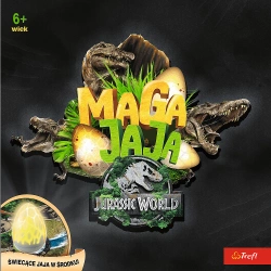 MAGAJAJA JURRASIC WORLD GRA KARCIANA RODZINNA MAGICZNE JAJKA TREFL