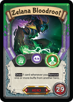 KARTA GRA LIGHTSEEKERS BOHATER - ZELANA BLOODROOT