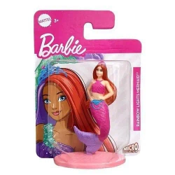 BARBIE RAINBOW LIGHTS MERMAID LALECZKA MATTEL FIGURKA NA PODSTAWCE SYRENKA