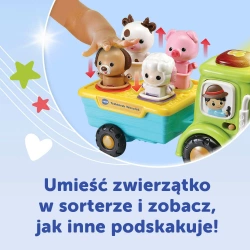 ZABAWKA INTERAKTYWNA EDUKACYJNA TRAKTOREK WESOŁEK ZWIERZĄTKA PL VTECH 61488