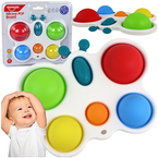 POP IT GRA SENSORYCZNA MOTYLEK DO WCISKANIA SILIKONOWA ŻYWE KOLORY