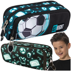 PIÓRNIK SZKOLNY SASZETKA POTRÓJNA ST.MAJEWSKI PIŁKA NOŻNA FOOTBALL