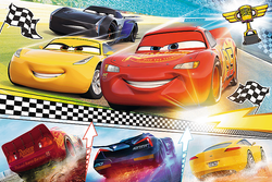 PUZZLE ZYGZAK MCQUEEN CARS AUTA 60 EL TREFL 17334