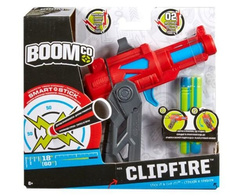 PISTOLET NA RZUTKI CLIPFIRE BOOMCO Z TARCZĄ MATTEL