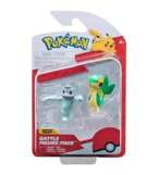 FIGURKI BITEWNE POKEMON BATTLE MACHOP I SNIVY