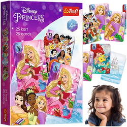 KARTY DO GRY PIOTRUŚ PAN DISNEY PRINCESS KSIĘŻNICZKI - 08496 TREFL
