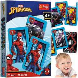 KARTY DO GRY PIOTRUŚ PAN MARVEL SPIDERMAN 25 KART - 08498 TREFL