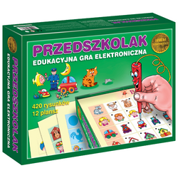 GRA EDUKACYJNA ELEKTRONICZNA PRZEDSZKOLAK 420 OBRAZKÓW LITERY CYFRY JAWA