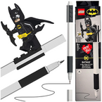 LEGO BATMAN DŁUGOPIS ŻELOWY Z FIGURKĄ BATMANA LUDZIK CZARNY KOLOR WKŁADU