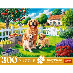 PUZZLE EASYPIECE 300 ELEMENTÓW PIESKI NA WSI PSY UKŁADANKA 23101 TREFL