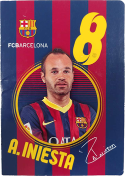 ZESZYT A5 16K 3-LINIA NIEBIESKA FC BARCELONA ASTRA