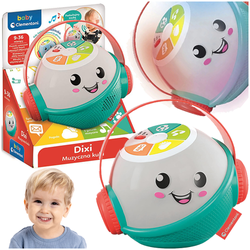 MUZYCZNA KULA INTERAKTYWNA EDUKACYJNA DIXI ŚWIECI MÓWI PL CLEMENTONI BABY