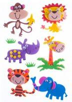 NAKLEJKI DEKORACYJNE ZOO ZWIERZĄTKA  ASTRA