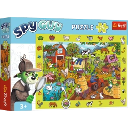 PUZZLE 24 OBSERWACYJNE SPY GUY FARMA UKŁADANKA WYSZUKIWANKA TREFL 15589