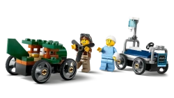 LEGO CITY ZESTAW WYŚCIGÓWEK SAMOLOT KONTRA ŁÓŻKO SZPITALNE 70 EL. 60459