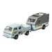 MATCHBOX VOLKSWAGEN TRANSPORTER Z PRZYCZEPĄ KEMPINGOWĄ AUTO HITCH HAUL