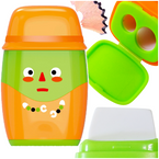 TEMPERÓWKA STRUGACZKA KEYROAD HELLO PODWÓJNA Z POJEMNIKIEM I GUMKĄ 2w1