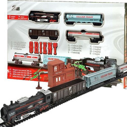 ELEKTRYCZNA KOLEJKA ORIENT LOKOMOTYWA I 3 WAGONY