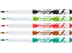 MAZAKI PISAKI FLAMASTRY PĘDZELKOWE COLORPEPS BRUSH MAPED 10 KOLORÓW