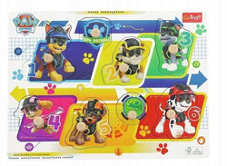MEDIUM UKŁADANKA PUZZLE PSI PATROL DREWNIANA TREFL