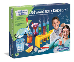 MOJE PIERWSZE DOŚWIADCZENIA CHEMICZNE MAŁY CHEMIK EKSPERYMENTY CLEMENTONI