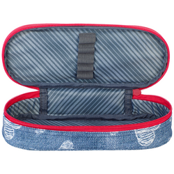 PIÓRNIK SZKOLNY SASZETKA USZTYWNIANA HEAD HD-197 ASTRA NIEBIESKI SERCA 