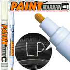 MARKER OLEJOWY DO OZNACZEŃ OPON MUNGYO WODOODPORNY 2mm BIAŁY