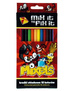 KREDKI OŁÓWKOWE 12 KOLORÓW MIXELS MIXELE - ASTRA