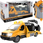 MERCEDES SPRINTER LAWETA ZDALNIE STEROWANA Z SAMOCHODEM TERENOWYM 1:18