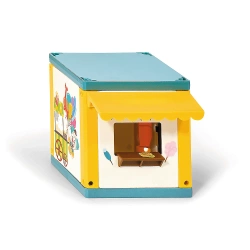 CIĘŻARÓWKA MERCEDES PRZEWOŻĄCA PREFABRYKOWANY DOM FERTIGHAUS SIKU 3562