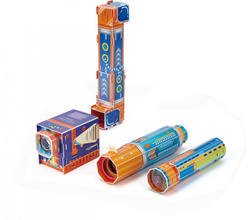 PUZZLE 3D AKTYWNOŚCI Z KOLORAMI I ŚWIATŁEM NATIONAL GEOGRAPHIC CUBIC FUN