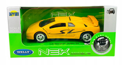 LAMBORGHINI DIABLO SV METALOWY SAMOCHÓD MODEL KOLEKCJONERSKI WELLY