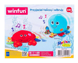 OŚMIORNICA PLUSZOWA DO NAUKI RACZKOWANIA MELODIE WIBRUJE UCZY WINFUN